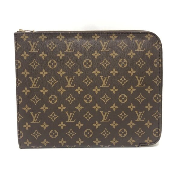 LOUIS VUITTON M53456 Posh-Document Document Case L-shaped Zipper Clutch bag - Picture 1 of 14